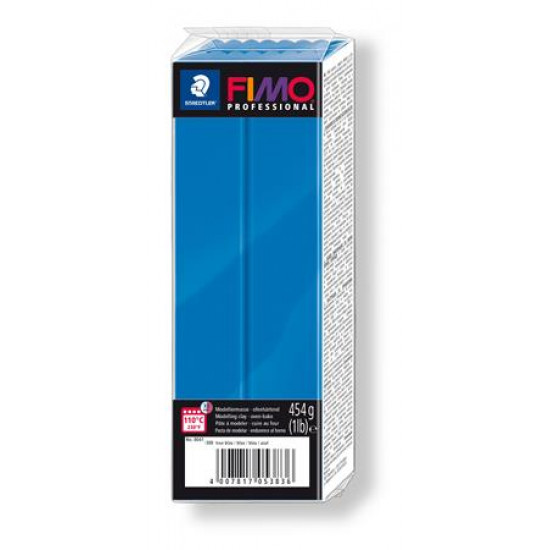 Gyurma, 454 g, égethető, FIMO "Professional", kék