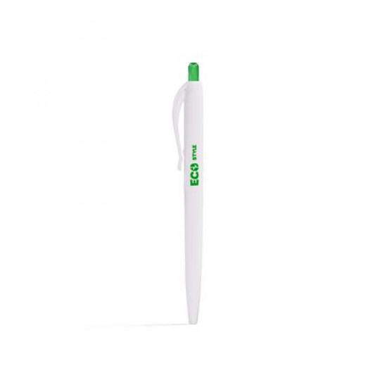 Golyóstoll, 0,25 mm, nyomógombos, FLEXOFFICE "FO-029 Eco Style", kék