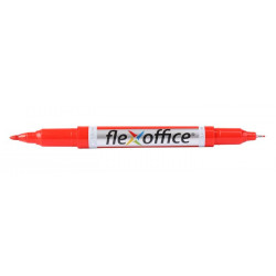 Alkoholos marker, 0,4/1,0 mm, kúpos, kétvégű, FLEXOFFICE "PM01", piros Alkoholos marker, 0,4/1,0 mm, kúpos, kétvégű, FLEXOFFICE "PM01", piros