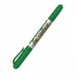 Alkoholos marker, 0,4/1,0 mm, kúpos, kétvégű, FLEXOFFICE "PM01", zöld Alkoholos marker, 0,4/1,0 mm, kúpos, kétvégű, FLEXOFFICE "PM01", zöld