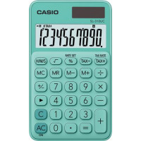 Zsebszámológép, 10 számjegy, CASIO "SL 310", zöld Zsebszámológép, 10 számjegy, CASIO "SL 310", zöld
