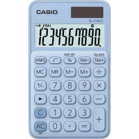 Zsebszámológép, 10 számjegy, CASIO "SL 310", világoskék Zsebszámológép, 10 számjegy, CASIO "SL 310", világoskék