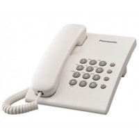 Telefon, vezetékes, PANASONIC "KX-TS500HGW", fehér Telefon, vezetékes, PANASONIC "KX-TS500HGW", fehér