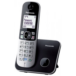 Telefon, vezeték nélküli, PANASONIC "KX-TG6811PDB", fekete Telefon, vezeték nélküli, PANASONIC "KX-TG6811PDB", fekete