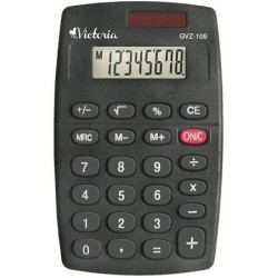 Zsebszámológép, 8 számjegy, VICTORIA "GVZ-109"