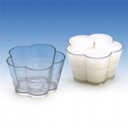 Öntőforma, teamécses, virág Öntőforma, teamécses, virág