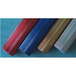 Hullámkarton, 50x70 cm, metál aranya