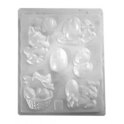 Öntőforma, fehér, húsvéti Öntőforma, fehér, húsvéti