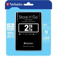 2,5" HDD (merevlemez), 2TB, USB 3.0, VERBATIM, fekete 2,5" HDD (merevlemez), 2TB, USB 3.0, VERBATIM, fekete