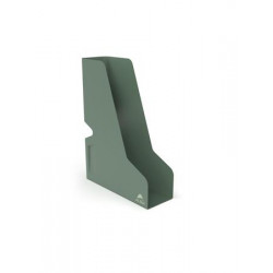 Iratpapucs, fém, 85 mm, ALBA, zöld