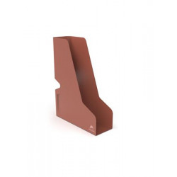 Iratpapucs, fém, 85 mm, ALBA, terrakotta