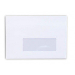 Boríték, LC6, öntapadó, jobb ablakos, VICTORIA