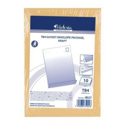 Redős-talpas tasak csomag, TB4, szilikonos, 40 mm talp, VICTORIA, barna kraft