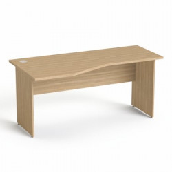 Íróasztal, íves, balos, laplábbal, 160x80 cm, MAYAH "Freedom SV-24", kőris Íróasztal, íves, balos, laplábbal, 160x80 cm, MAYAH "Freedom SV-24", kőris