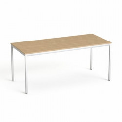 Általános asztal fémlábbal, 75x170 cm, MAYAH "Freedom SV-40", kőris Általános asztal fémlábbal, 75x170 cm, MAYAH "Freedom SV-40", kőris