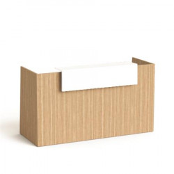 Recepciós asztal, 190x64,5 cm, MAYAH "Freedom SV-92", kőris Recepciós asztal, 190x64,5 cm, MAYAH "Freedom SV-92", kőris