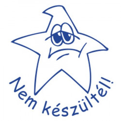 Bélyegző, motivációs, Nem készültél!, COLOP "N43-kék", kék Bélyegző, motivációs, Nem készültél!, COLOP "N43-kék", kék