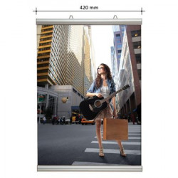 Plakátsín, alumínium, 420 mm, ANTRA Plakátsín, alumínium, 420 mm, ANTRA