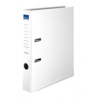 Iratrendező, 50 mm, A4, PP/karton, élvédő sínnel, VICTORIA, "Basic", fehér Iratrendező, 50 mm, A4, PP/karton, élvédő sínnel, VICTORIA, "Basic", fehér