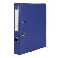 Iratrendező, 50 mm, A4, PP/karton, VICTORIA OFFICE, "Basic", tengerészkék