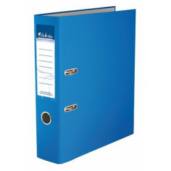 Iratrendező, 75 mm, A4, PP/karton, VICTORIA, "Basic", kék Iratrendező, 75 mm, A4, PP/karton, VICTORIA, "Basic", kék
