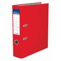 Iratrendező, 75 mm, A4, PP/karton, VICTORIA, "Basic", piros Iratrendező, 75 mm, A4, PP/karton, VICTORIA, "Basic", piros