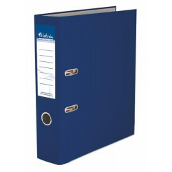 Iratrendező, 75 mm, A4, PP/karton, VICTORIA, "Basic", sötétkék