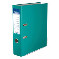 Iratrendező, 75 mm, A4, PP/karton, élvédő sínnel, VICTORIA, "Basic", türkiz Iratrendező, 75 mm, A4, PP/karton, élvédő sínnel, VICTORIA, "Basic", türkiz