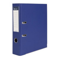 Iratrendező, 75 mm, A4, PP/karton, élvédő sínnel, VICTORIA OFFICE, "Basic", tengerészkék Iratrendező, 75 mm, A4, PP/karton, élvédő sínnel, VICTORIA OFFICE, "Basic", tengerészkék