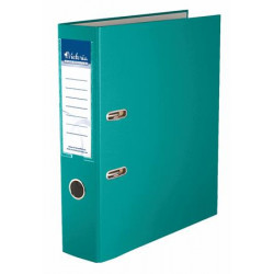 Iratrendező, 75 mm, A4, PP/karton, VICTORIA, "Basic", türkiz Iratrendező, 75 mm, A4, PP/karton, VICTORIA, "Basic", türkiz