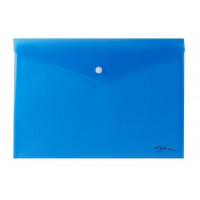 Irattartó tasak, A4, PP, patentos, VICTORIA OFFICE, kék Irattartó tasak, A4, PP, patentos, VICTORIA OFFICE, kék