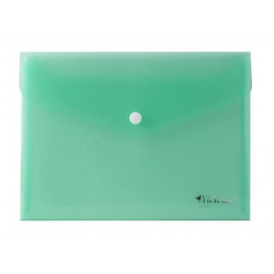 Irattartó tasak, A5, PP, patentos, VICTORIA OFFICE, zöld