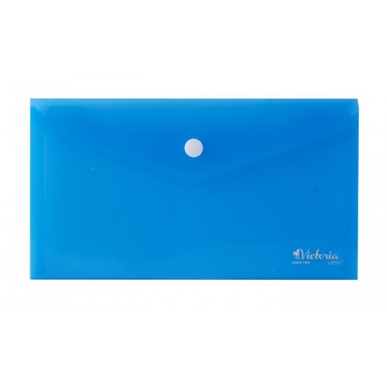 Irattartó tasak, DL, PP, patentos, VICTORIA OFFICE, kék