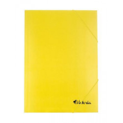 Gumis mappa, karton, A4, VICTORIA, sárga Gumis mappa, karton, A4, VICTORIA, sárga