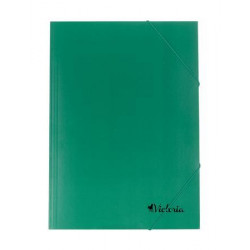 Gumis mappa, karton, A4, VICTORIA, zöld Gumis mappa, karton, A4, VICTORIA, zöld