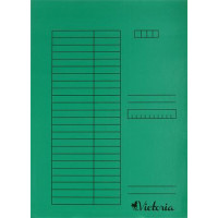 Gyorsfűző, karton, A4, VICTORIA, zöld