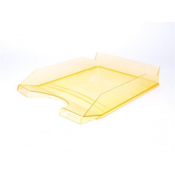 Irattálca, műanyag, VICTORIA, áttetsző narancs Irattálca, műanyag, VICTORIA, áttetsző narancs