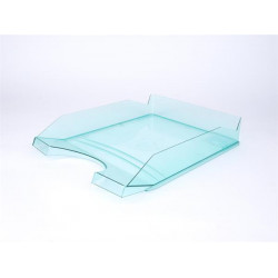 Irattálca, műanyag, VICTORIA, áttetsző zöld Irattálca, műanyag, VICTORIA, áttetsző zöld