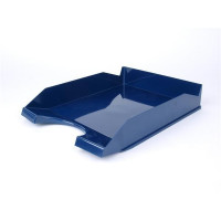 Irattálca, műanyag, VICTORIA, sötétkék Irattálca, műanyag, VICTORIA, sötétkék