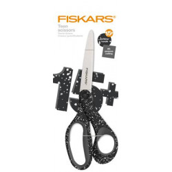 Olló, általános, 20 cm, FISKARS "Grad Teen Spray", fekete