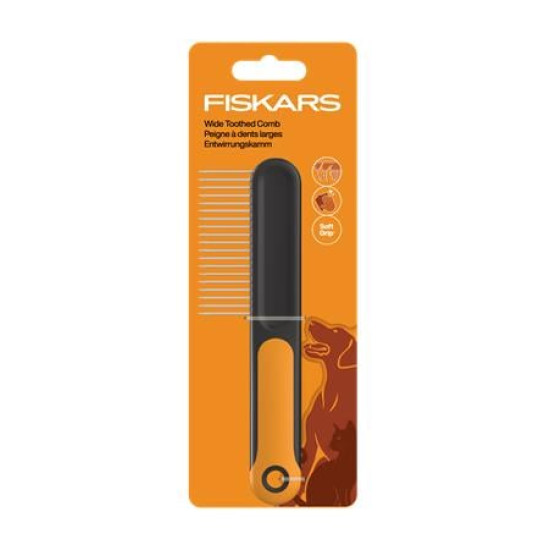Kisállat kefe, széles fogú, FISKARS "PetCare"
