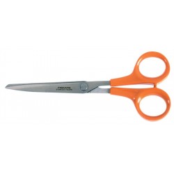 Olló, papírvágó, 17 cm, FISKARS "Classic" narancssárga