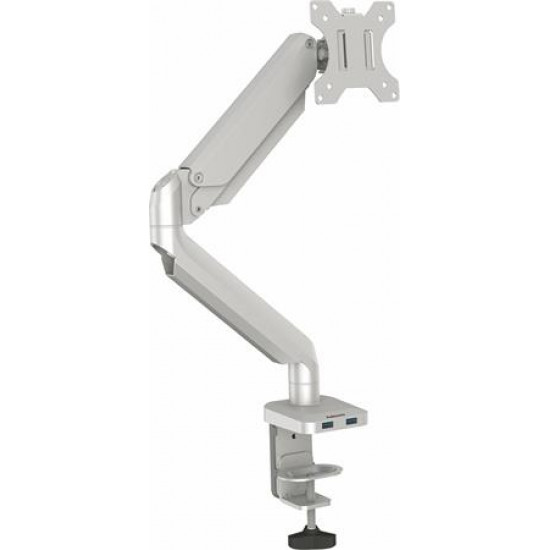 Monitortartó kar, egy monitorhoz, FELLOWES "Platinum Series™", ezüst