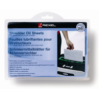 Olajozó lap iratmegsemmisítőhöz, A5, 20 db, REXEL Olajozó lap iratmegsemmisítőhöz, A5, 20 db, REXEL