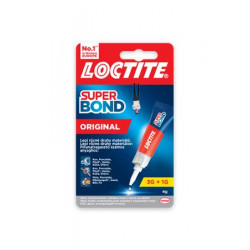 Pillanatragasztó, 4 g, HENKEL "Loctite Super Bond Original"