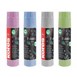 Ragasztóstift, metál színű tokban, 20 g, KORES "Metallic Style" Ragasztóstift, metál színű tokban, 20 g, KORES "Metallic Style"