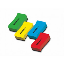 Mágneses táblatörlő szivacs, KORES, vegyes színek Mágneses táblatörlő szivacs, KORES, vegyes színek