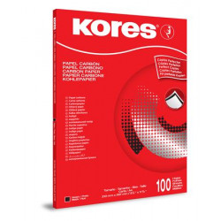 Indigó, A4, gépi, KORES, 100 lap, fekete