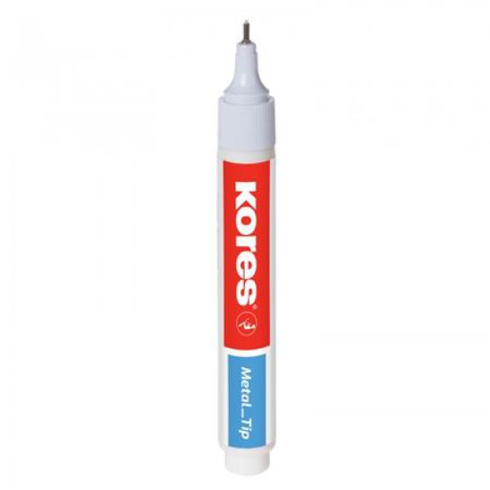 Hibajavító toll, 9 ml, KORES "Metal Tip" Hibajavító toll, 9 ml, KORES "Metal Tip"