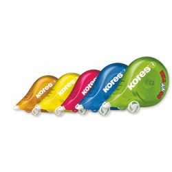 Hibajavító roller, 4,2 mm x 8 m, KORES "Scooter", vegyes színek Hibajavító roller, 4,2 mm x 8 m, KORES "Scooter", vegyes színek
